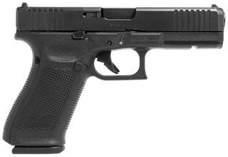 Optic-ready .45 ACP pistol with Gen 5 polymer frame, black DLC.